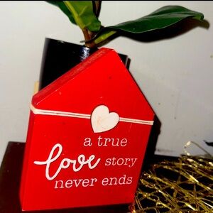 Small Wood Shelf Decor For Her And Him ❤️